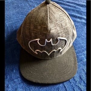 Nice hat with metal Batman sign